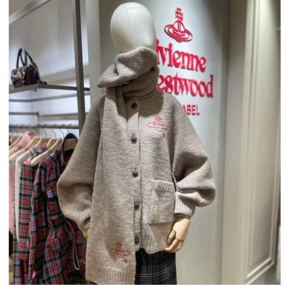 Vivienne Westwood Cardigan with Scarf - Picture 4 of 9